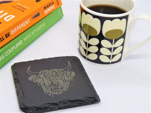 Highland Cow Coasters